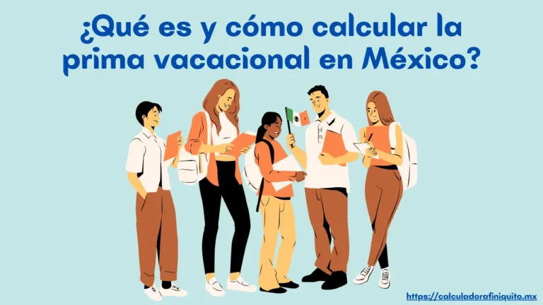 Qué es y cómo calcular la prima vacacional