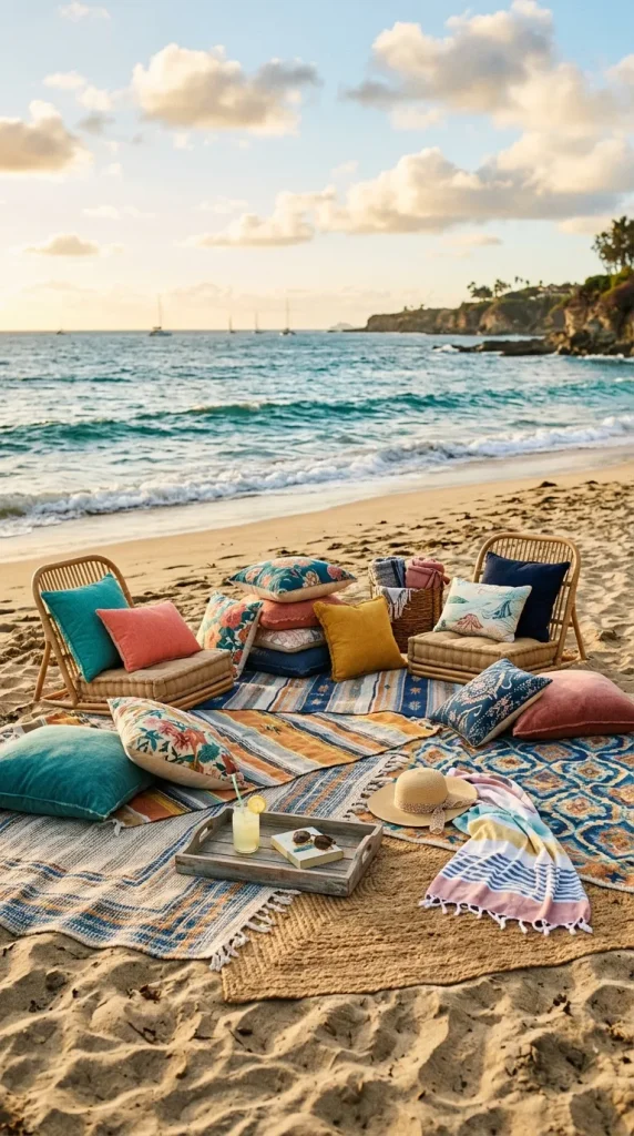 Beach Pillows & Cushions