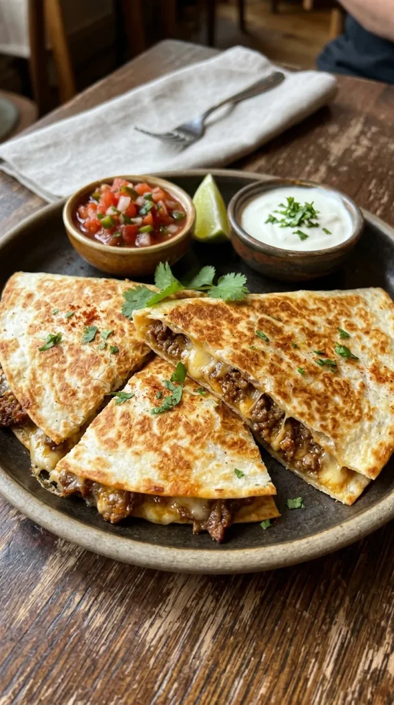 Beef Quesadillas