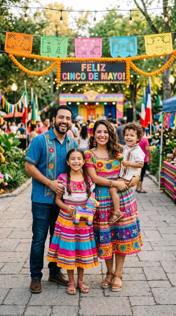 Matching Family Fiesta Outfits