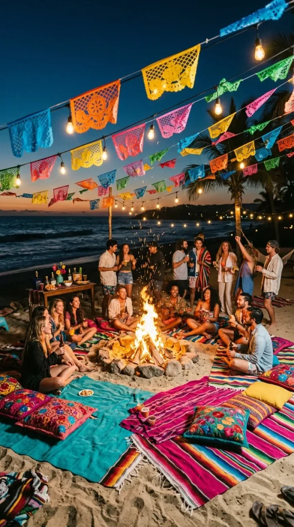 Mexican Fiesta Bonfire Theme