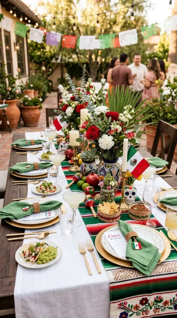 Mexican Flag Inspired Accents