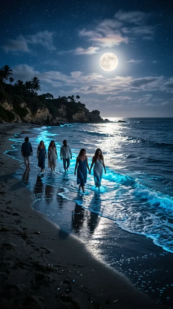 Midnight Ocean Dip Tradition