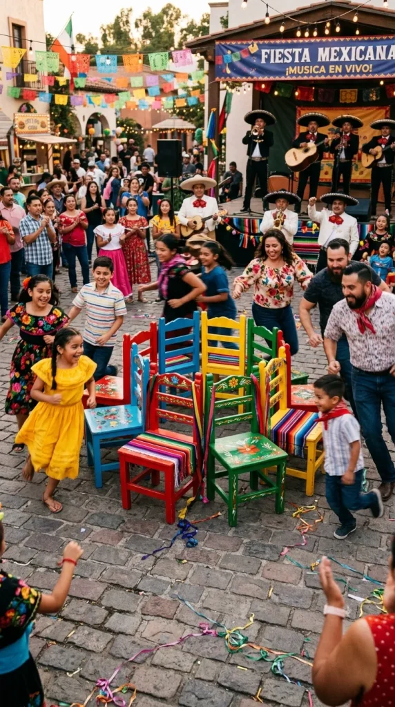 Musical Chairs Fiesta Style