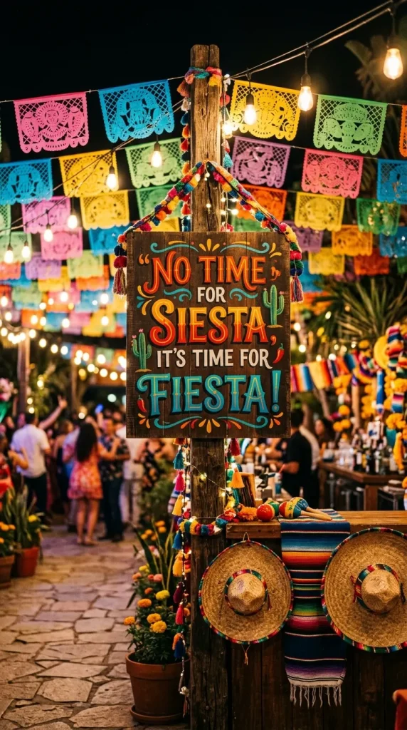 “No Time for Siesta, It’s Time for Fiesta!”