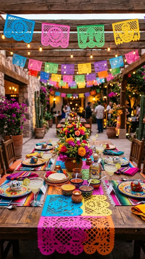 Papel Picado Table Runner