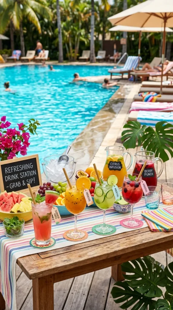 Refreshing Mocktail Bar