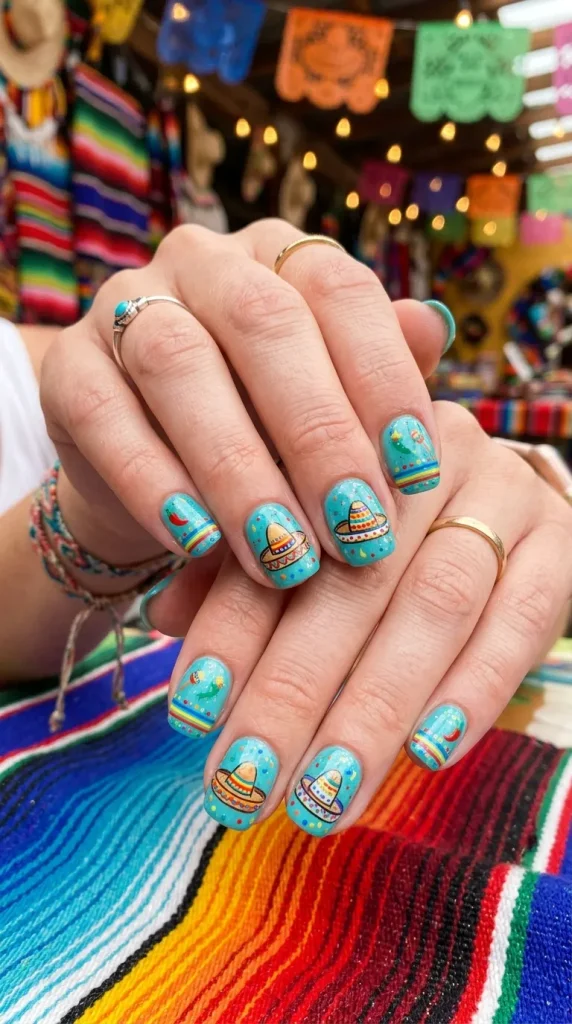 Sombrero Nail Art