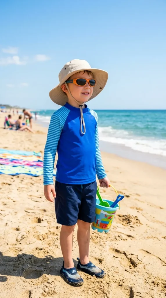 Sun Protection Outfit with Hat