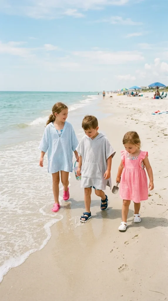Swim Cover-Up with Sandals