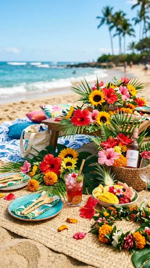 Tropical Flower Decor