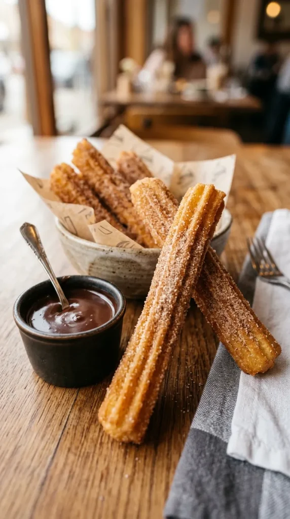 Churros with Cinnamon Sugar