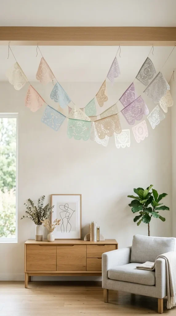 Contemporary Papel Picado Decor