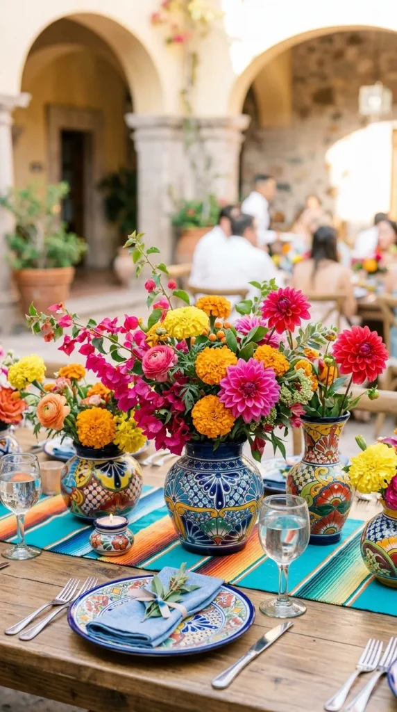 Floral Arrangements with Bold Colors