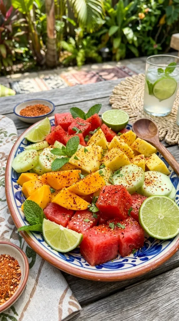 Fresh Fruit with Chili & Lime Platter