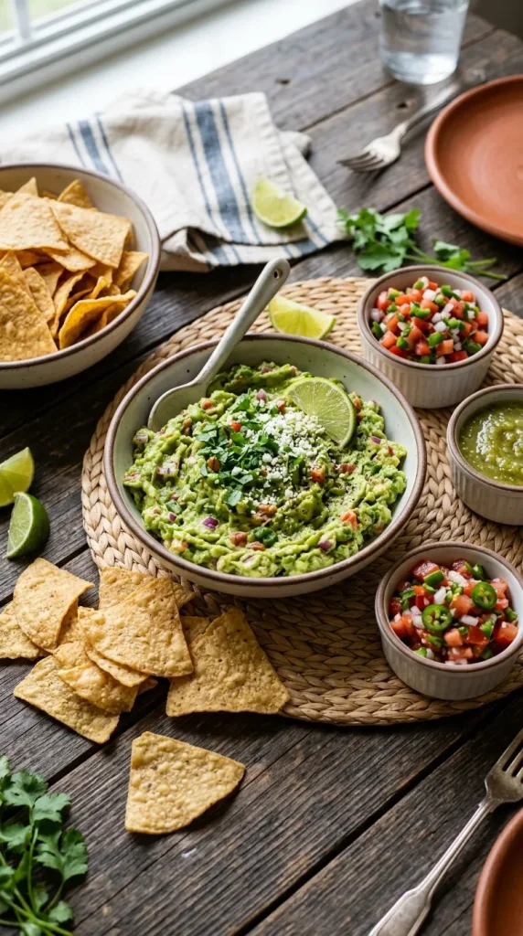 Guacamole & Chips Platter