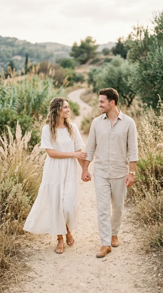 Neutral Minimal Couple Look