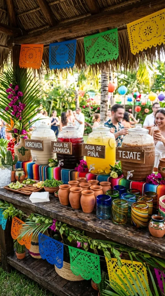 Set Up a Fiesta Drink Station
