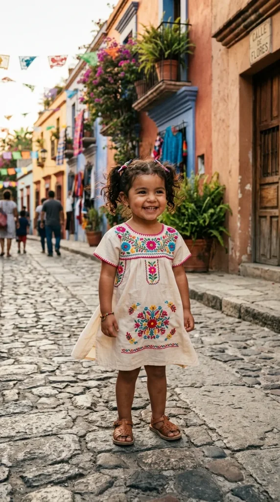 Soft Cotton Mini Huipil Dress