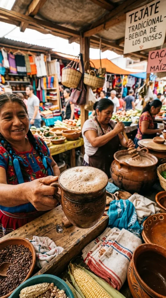 Tejate (Traditional Oaxacan Drink)