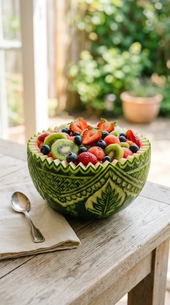 Watermelon Carving Display