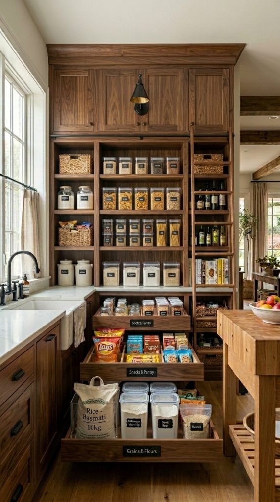 Add Floor-to-Ceiling Pantry Shelving