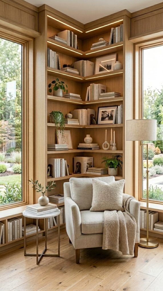 Built-In Corner Library
