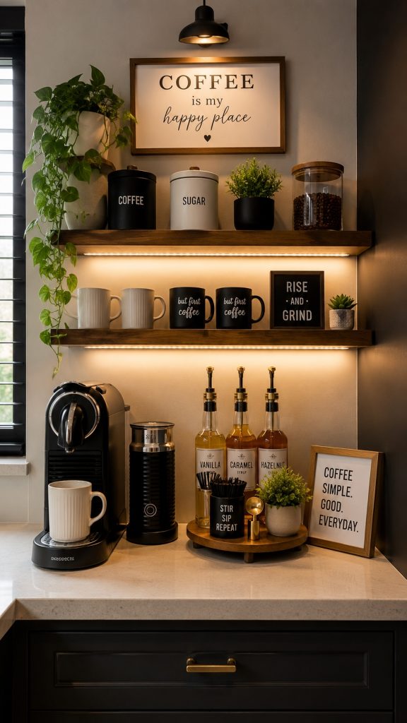 Compact Countertop Coffee Corners