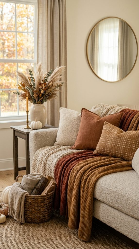 Cozy Layered Throw Blankets