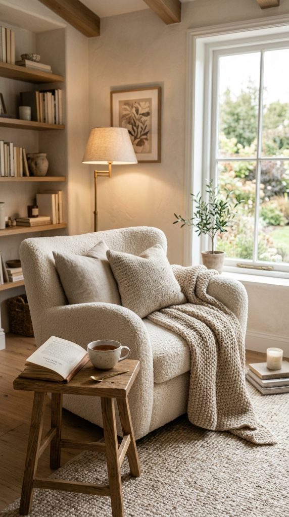 Cozy Reading Chair Corner