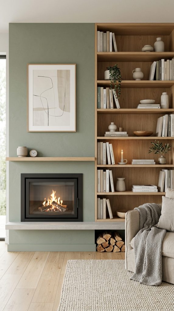 Style IKEA Bookshelves Like Built Ins