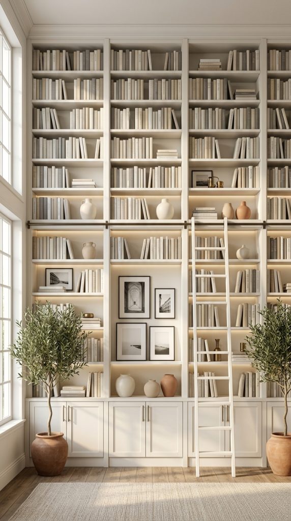 Create a Floor-to-Ceiling Library Wall