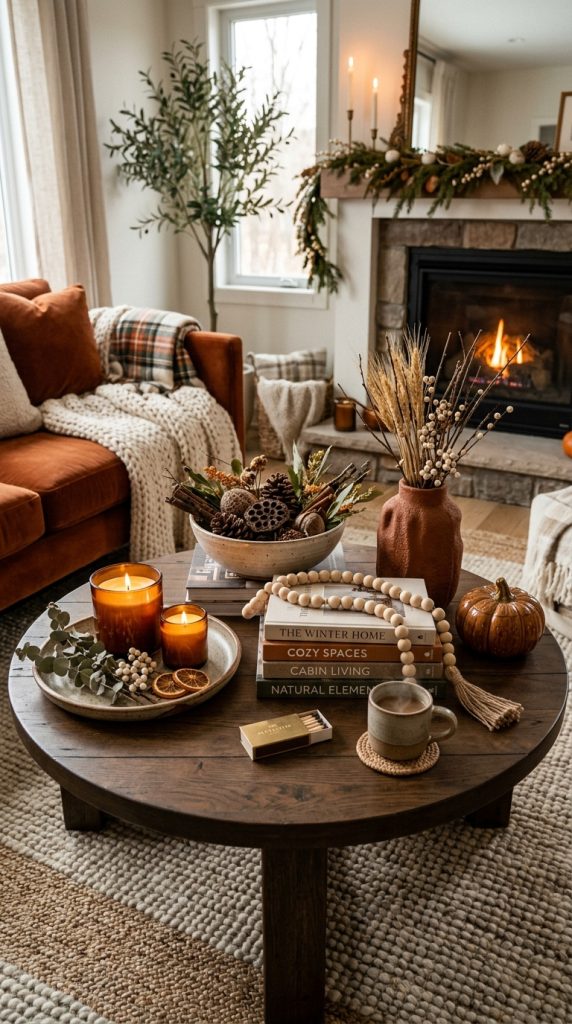 Create a Seasonal Coffee Table Display