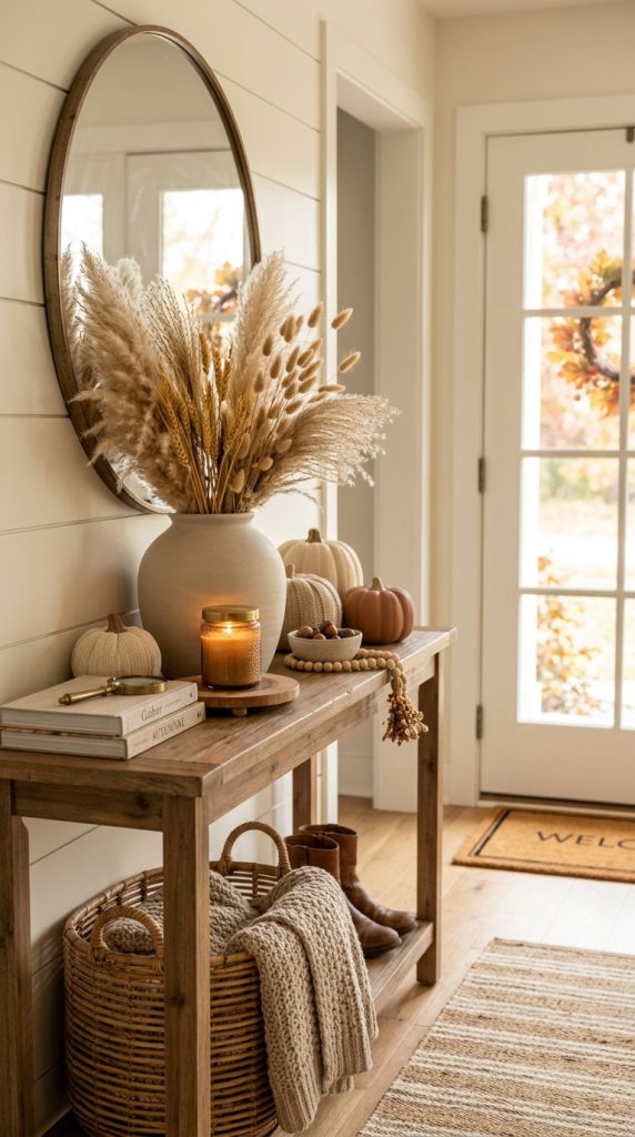 Create a Seasonal Entryway Display