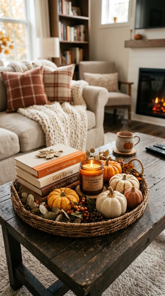 Create a Warm Coffee Table Vignette
