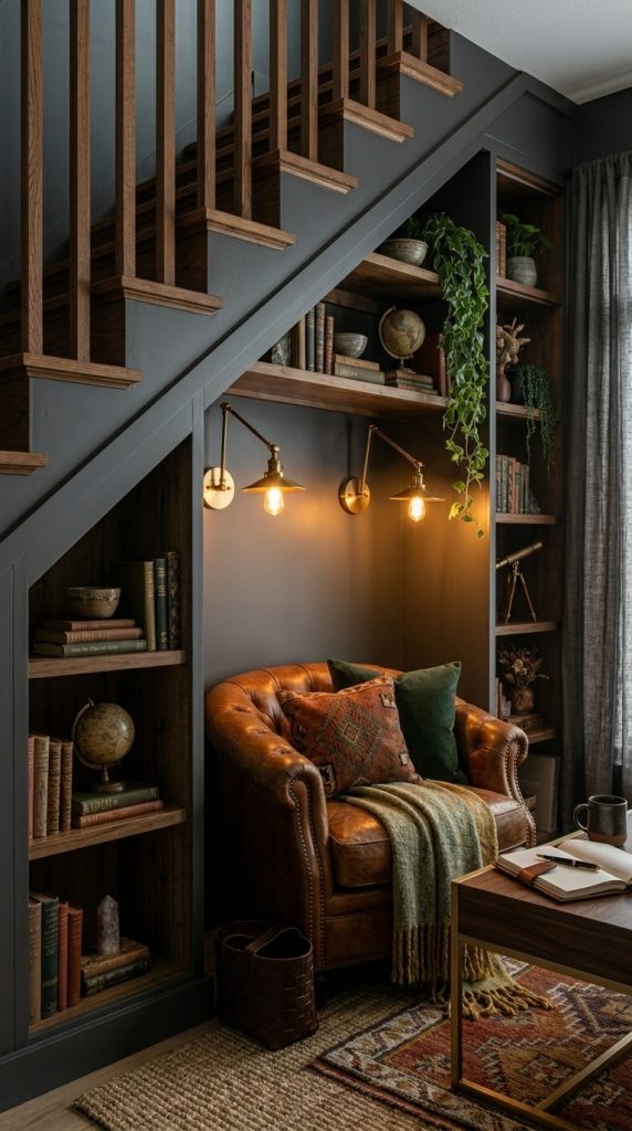 Dark Moody Reading Corner