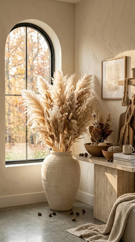 Decorate With Dried Pampas Grass