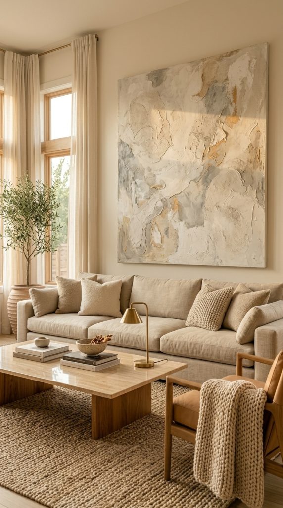 Decorate with Oversized Artwork