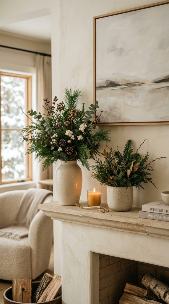 Display Evergreen Greenery