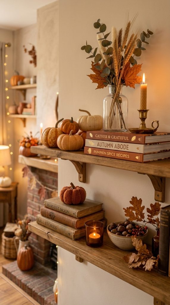 Display Seasonal Books and Decor