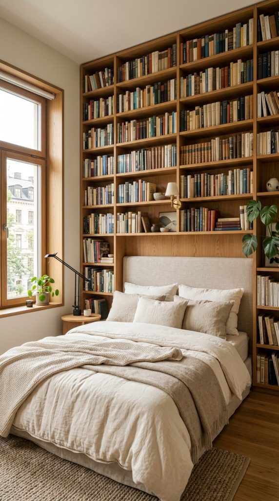 Floor to Ceiling Bookshelves