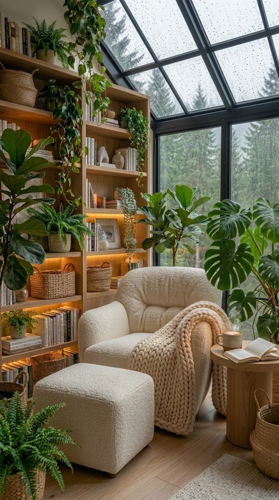 Indoor Garden Reading Spot