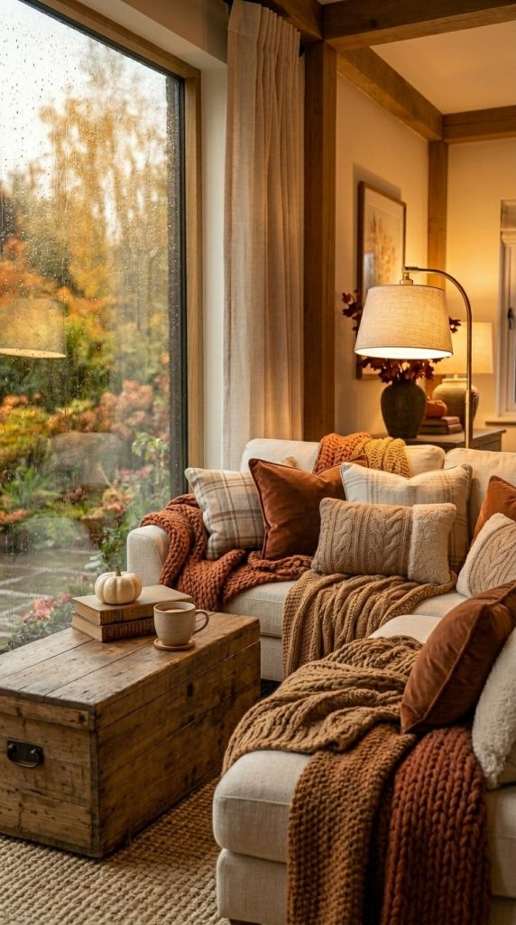 Layer Warm Throw Blankets Throughout the Home