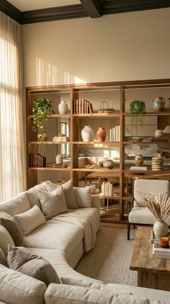 Open Shelving Divider