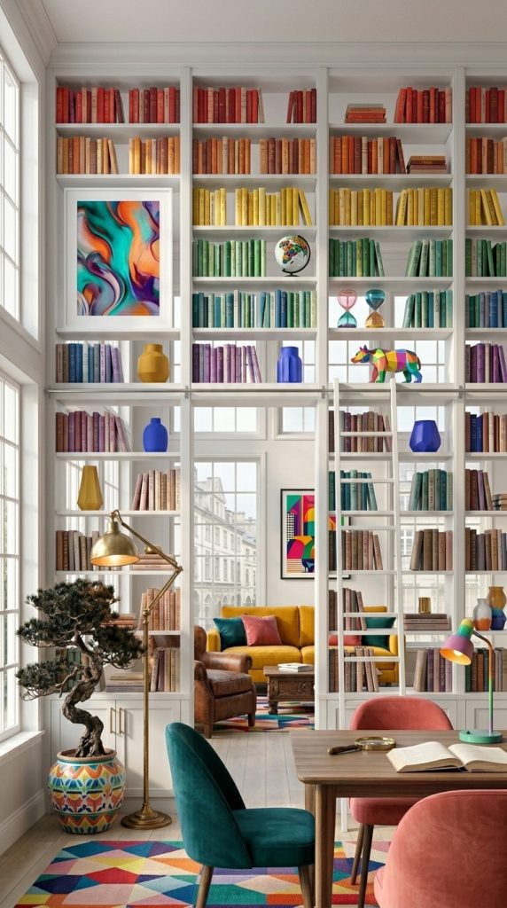 Organize Books by Color
