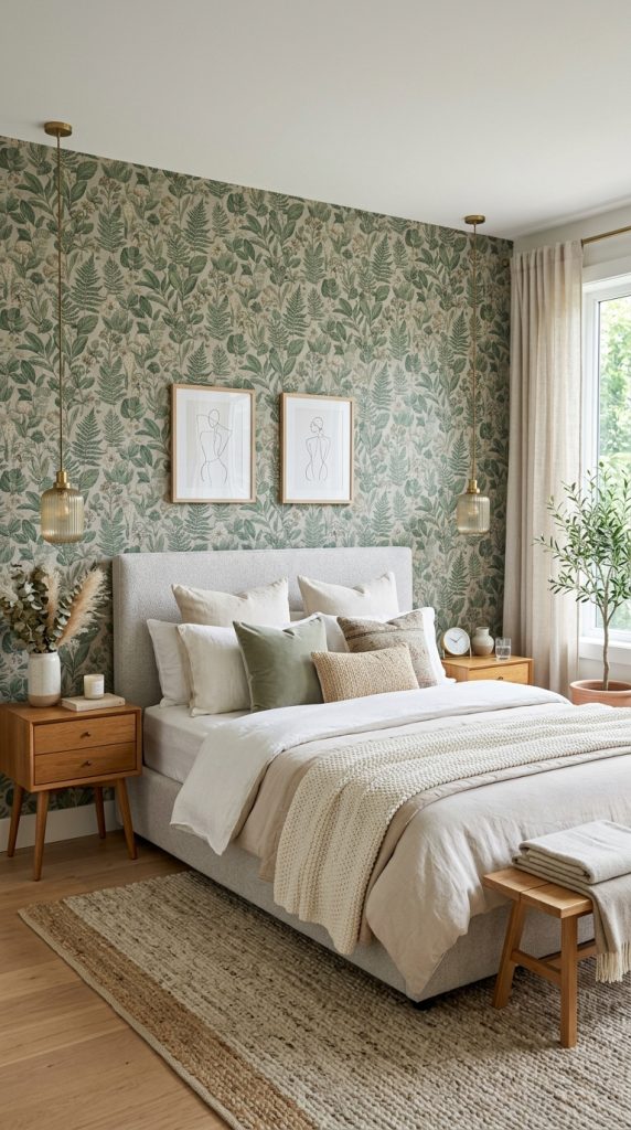 Refresh Walls with Peel and Stick Wallpaper