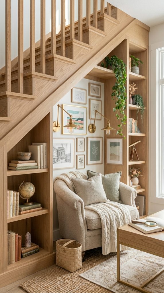 Scandinavian-Inspired Book Corner