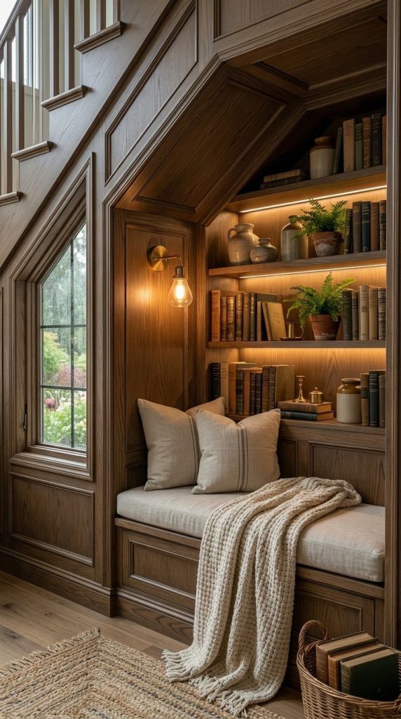 Under-the-Stairs Reading Hideaway