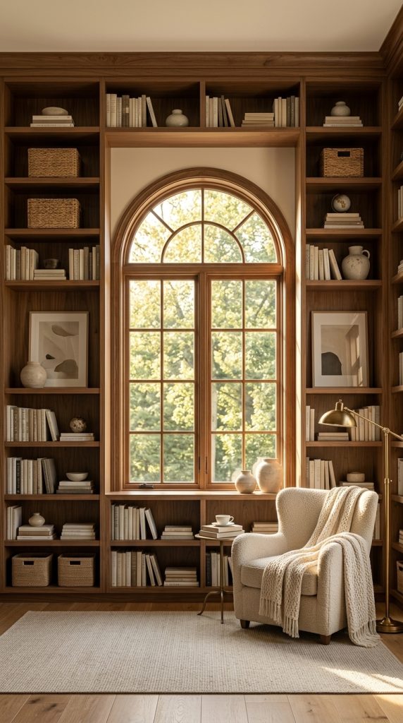 Use Tall Freestanding Bookcases