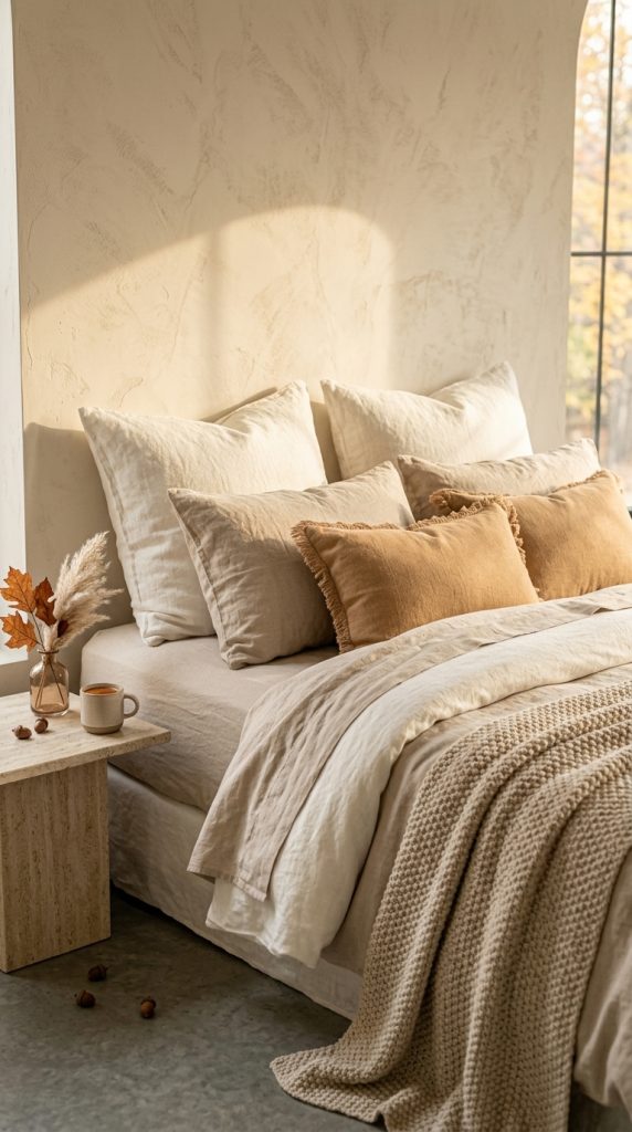Use Warm Linen Pillow Covers